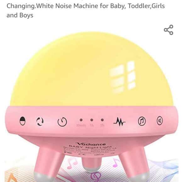 Baby Night Light & Sound Machine - Picture 3 of 7